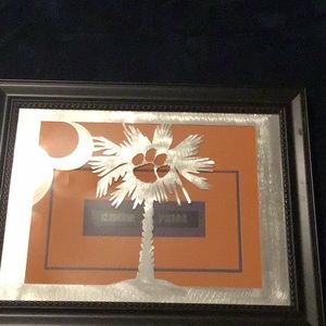 Clemson Tigers framed art
